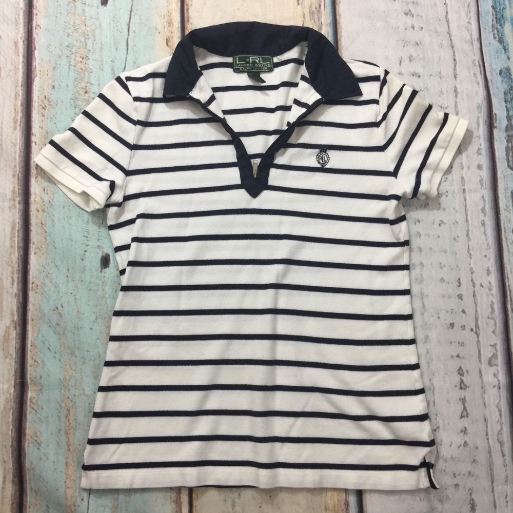 Lauren Active Ralph Lauren, Navy & White Stripes